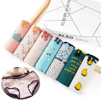 7 Pcs/lot Panties Women Underwear Cotton Briefs Sexy Panties Lingeries Cueca Calcinhas Shorts Underpant Girls Cute Panty Ladies