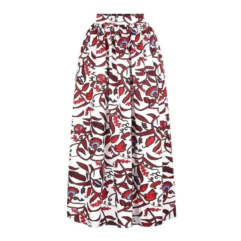 African Print Maxi Skirt