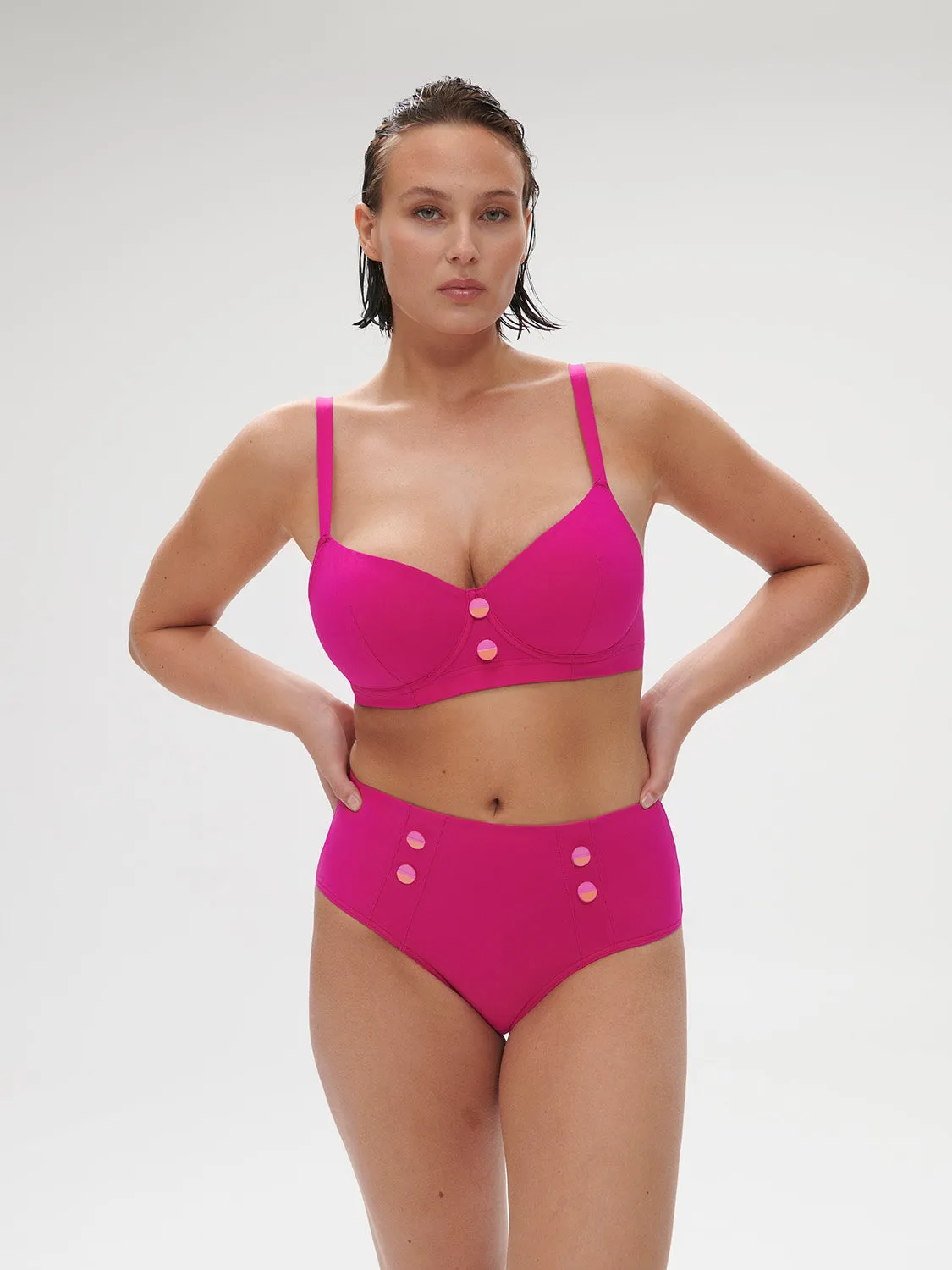 Alati Retro Brief - Hibiscus Pink