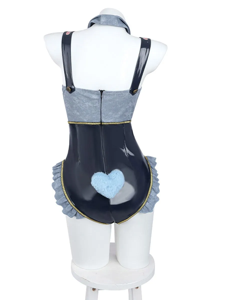 Anime Latex Bunny Bodysuit
