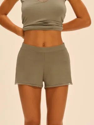 Aurore Short - Clay Green