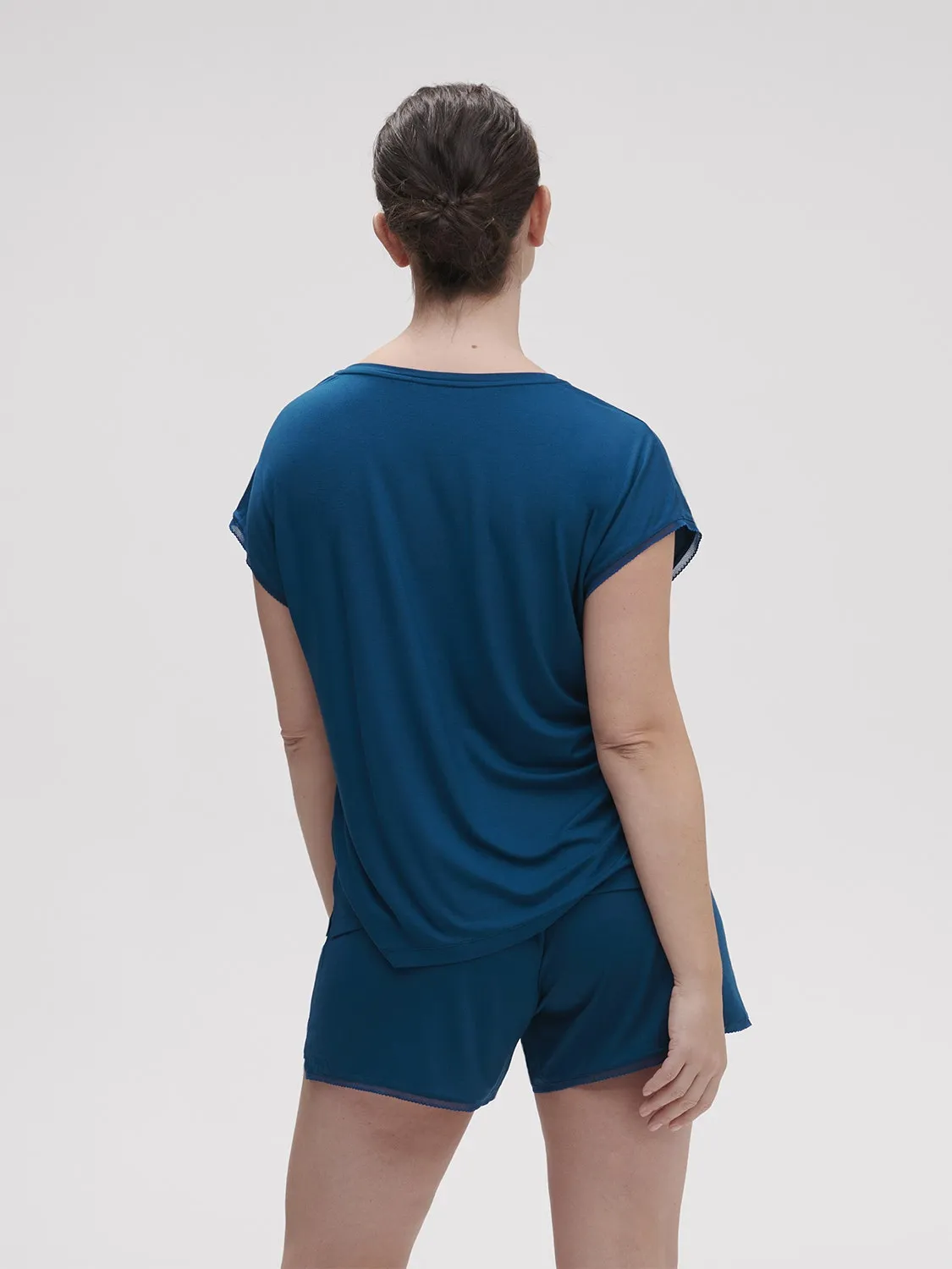 Aurore Short - Poseidon Blue