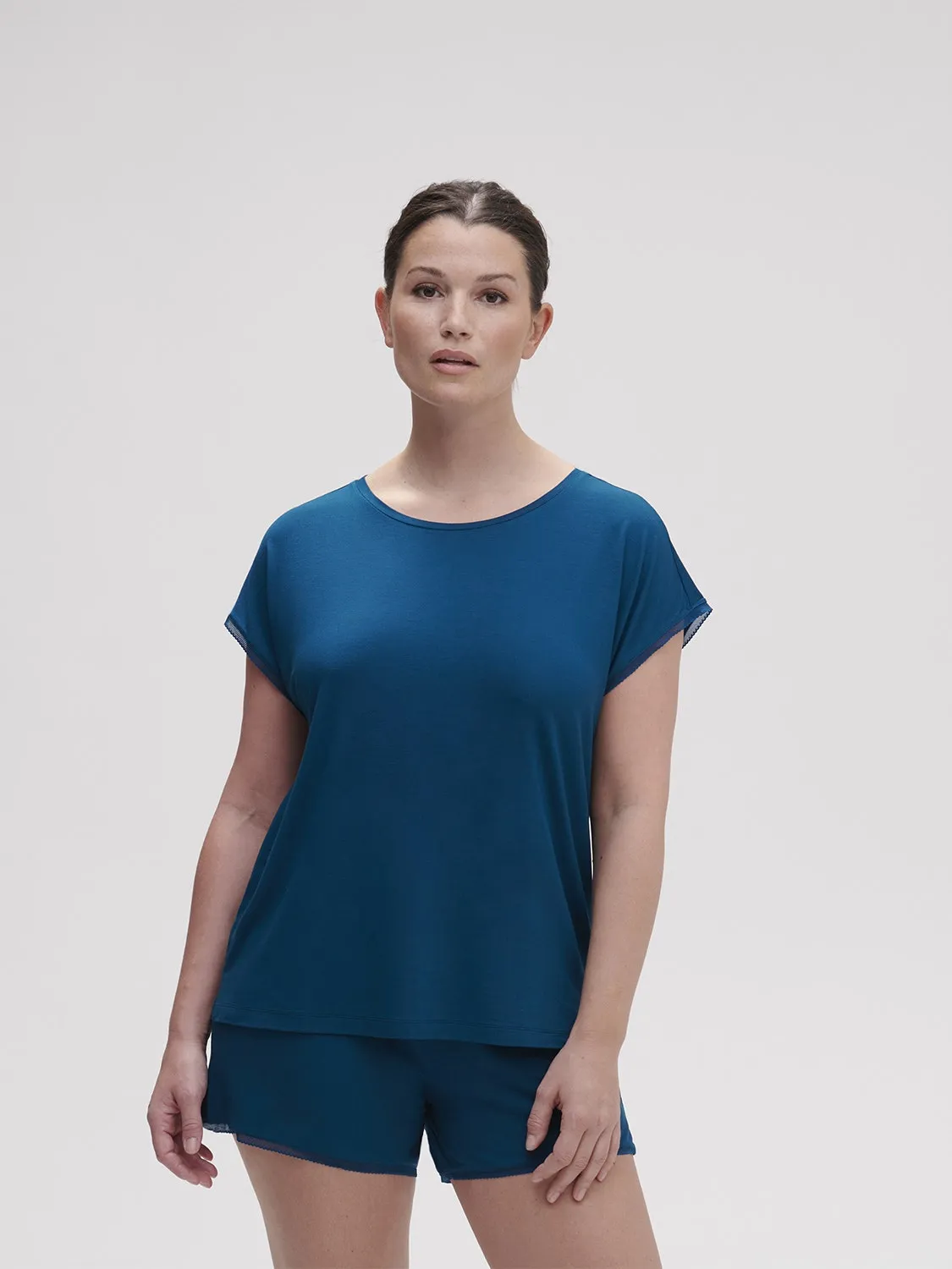 Aurore Short - Poseidon Blue