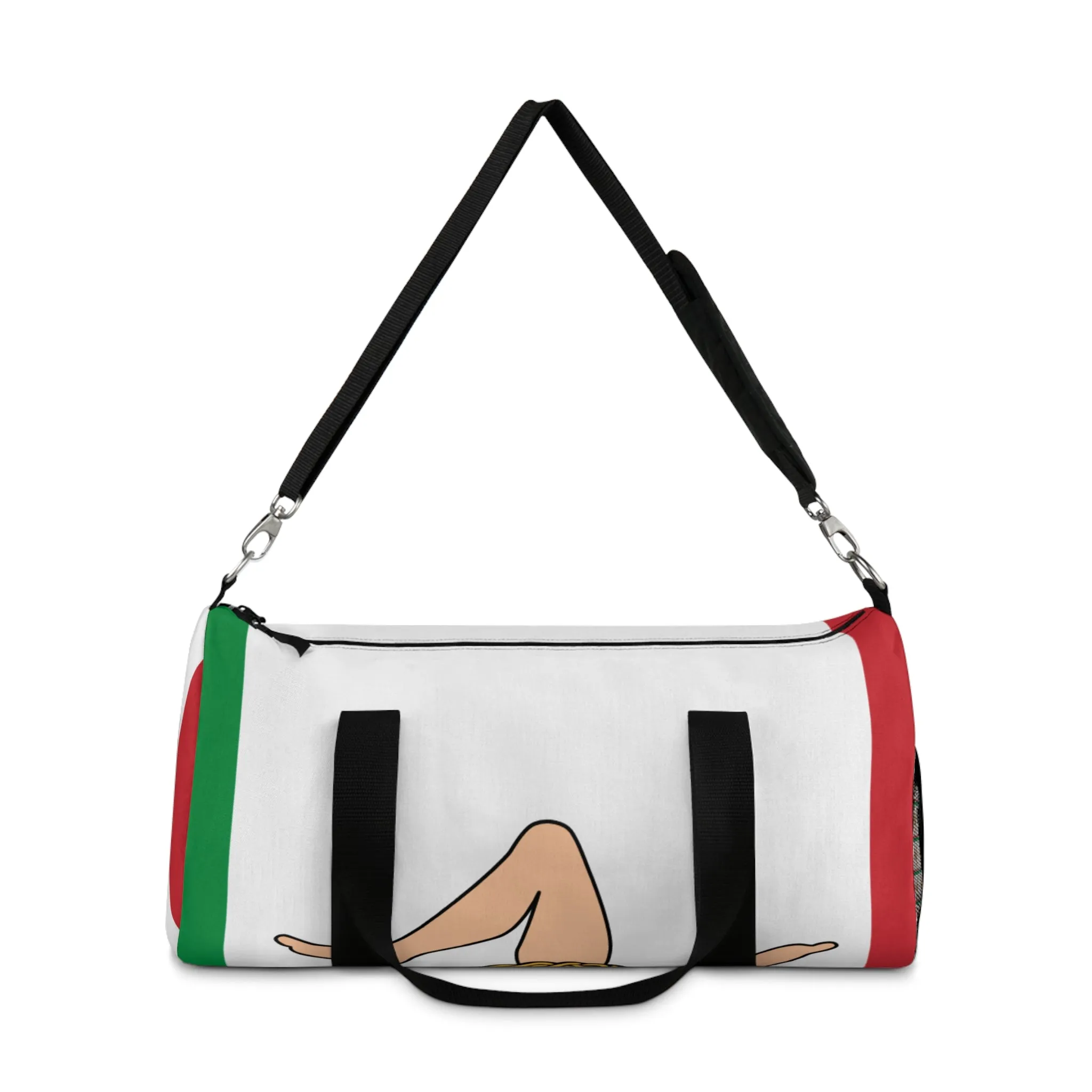 Bold Italian Culture Duffel Bag | Sport Gym Bag with Playful Design