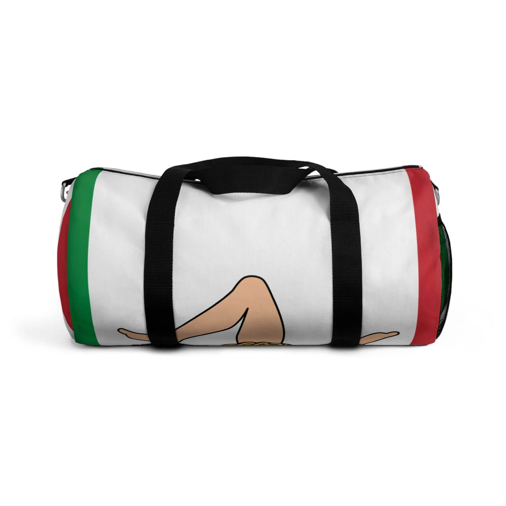 Bold Italian Culture Duffel Bag | Sport Gym Bag with Playful Design