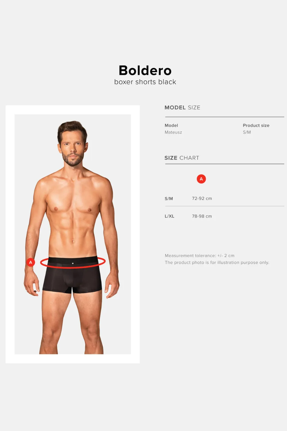 Boldero Men's Boxer Black