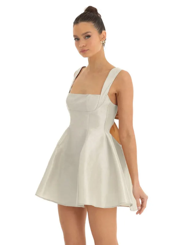 Bow Knot Swing Party Dress