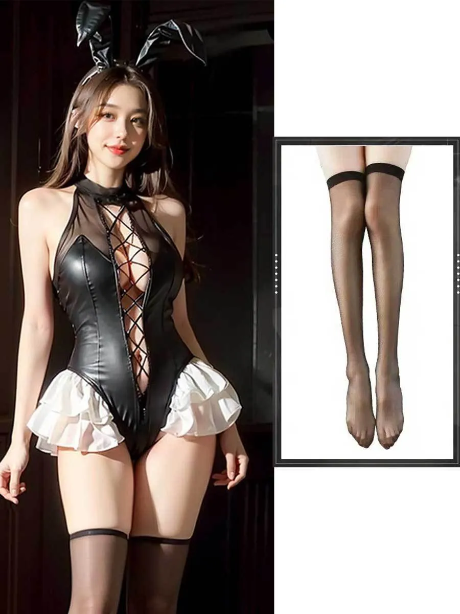 Bunny Girl Crotchless Bodysuit Lingerie