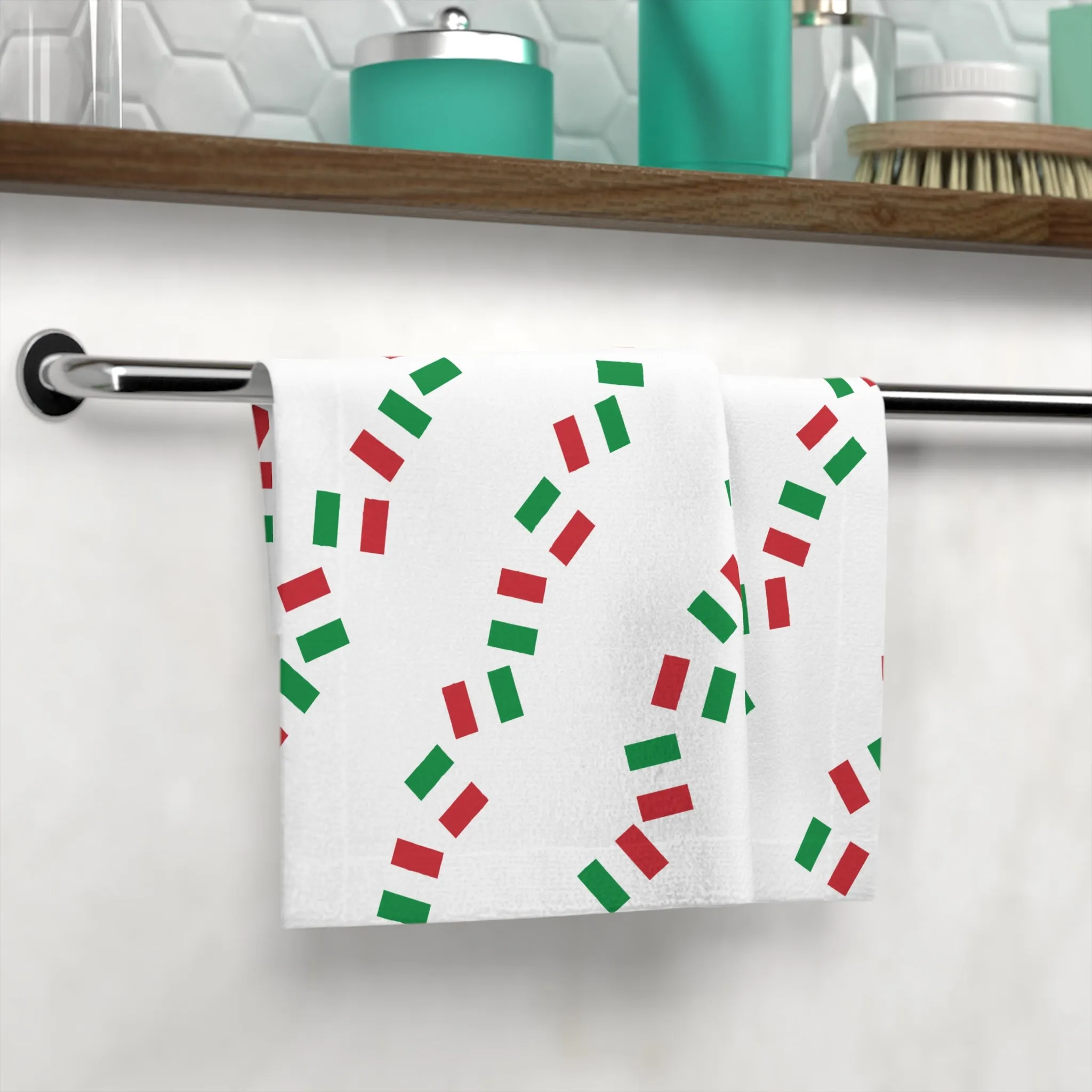 Copy of Festive Face Towel italian decor Kitchen Towel. Gift for Him/Her. Home Essentials. Christmas Decoration. Guest Towel