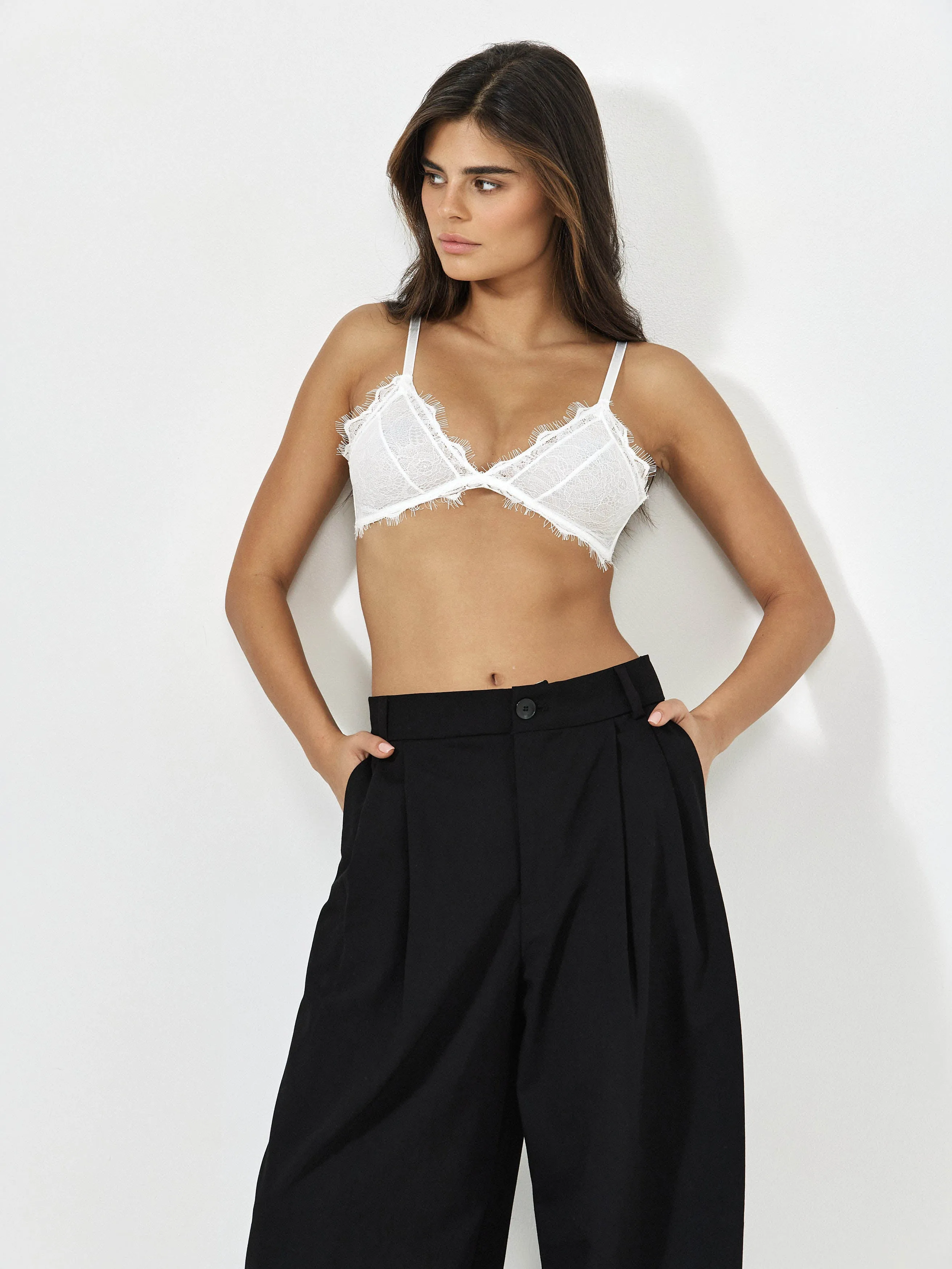 Eloise Bralette - White