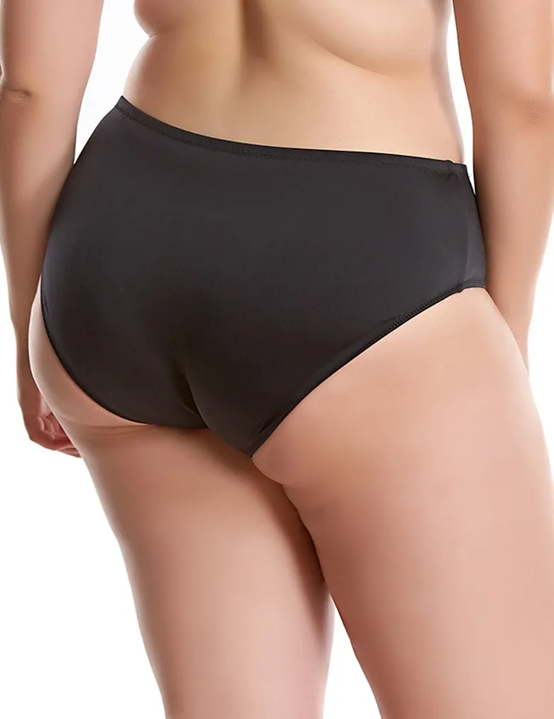 Elomi Cubana ES7094 Black Mid Rise Brief Swimwear