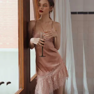 Enchanting Vintage Nightgown with Lace Ends