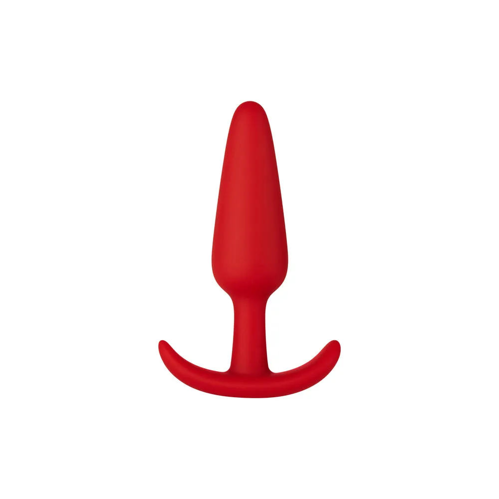 F-31: 100% SILICONE PLUG RED S