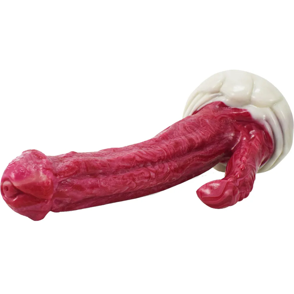 FAAK N5024 Aula 9Platinum Liquid Silicone Double Headed Anal Plug Dildo
