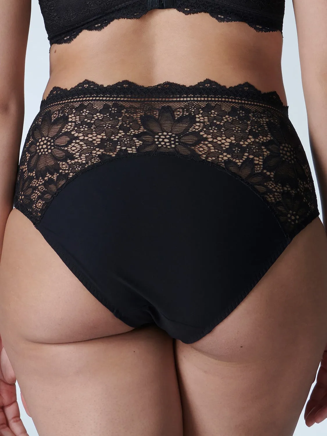 Freesia Retro Brief - Black
