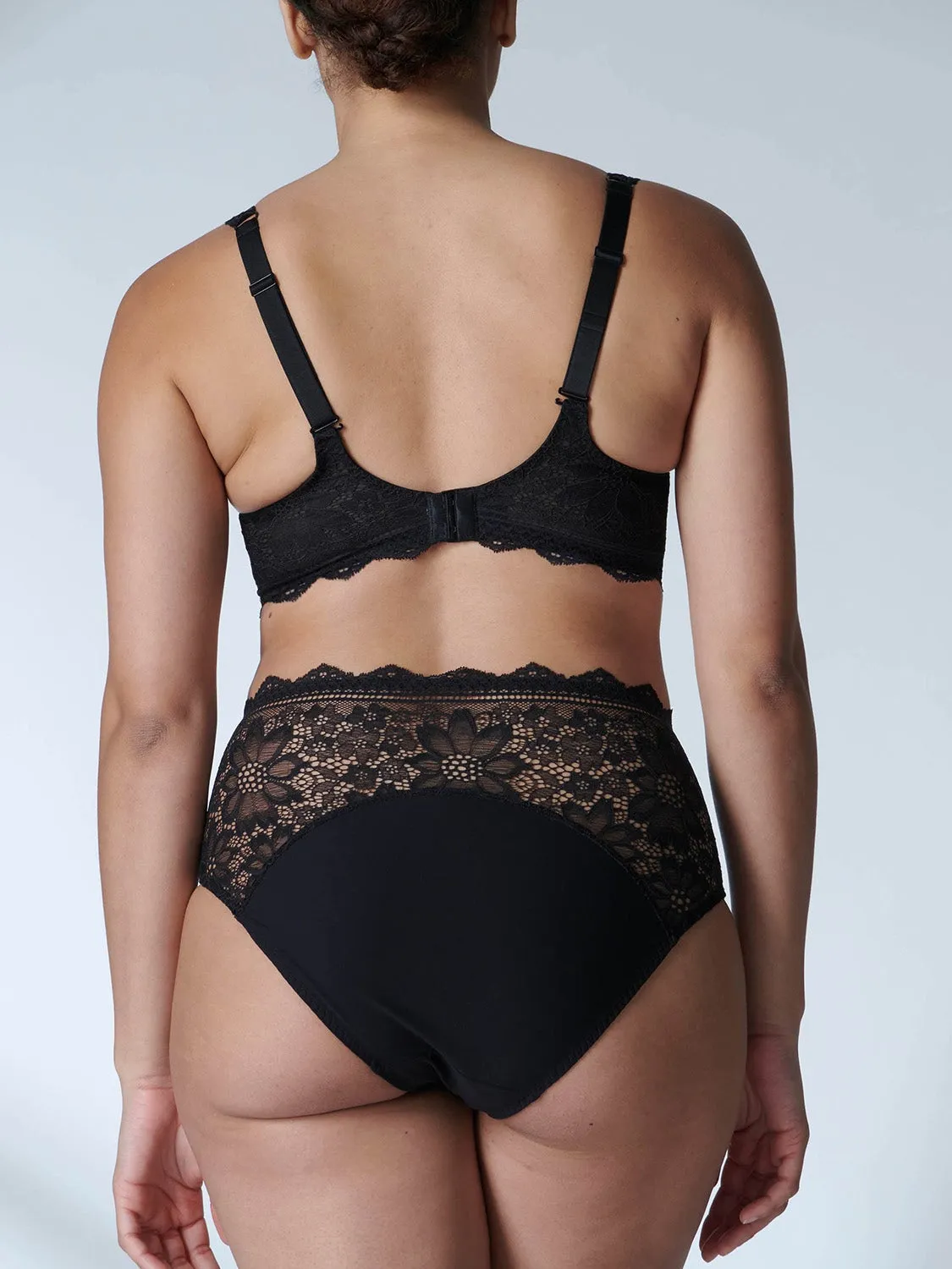 Freesia Retro Brief - Black