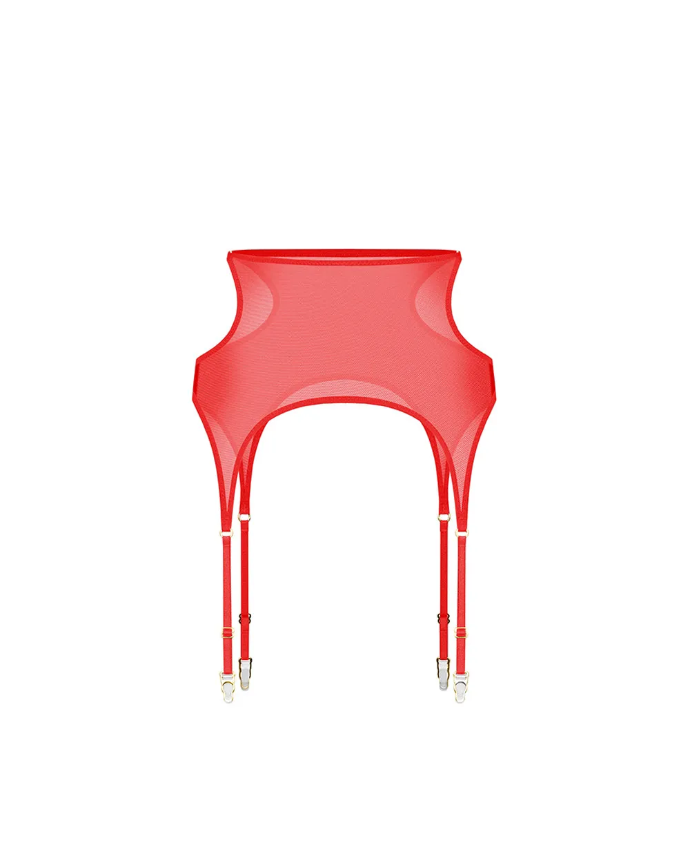 Garter Belt "Felicia" Red