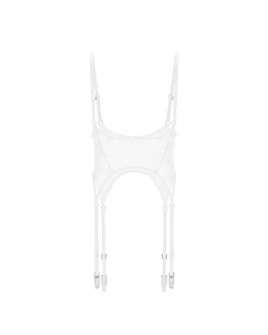 Garter Belt "Imani" White