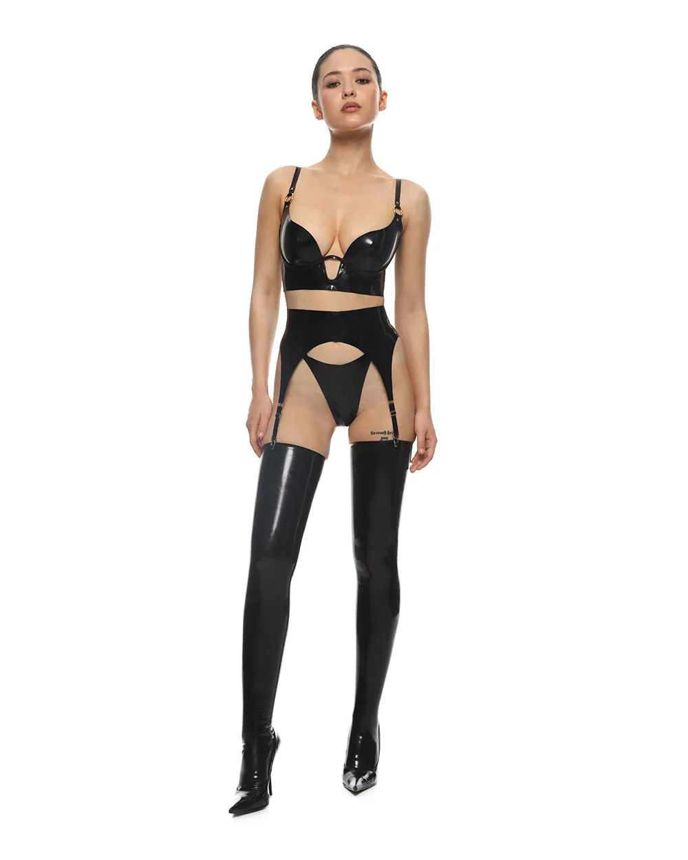 Garter Belt "Saga" Black