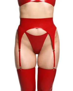 Garter Belt "Saga" Red