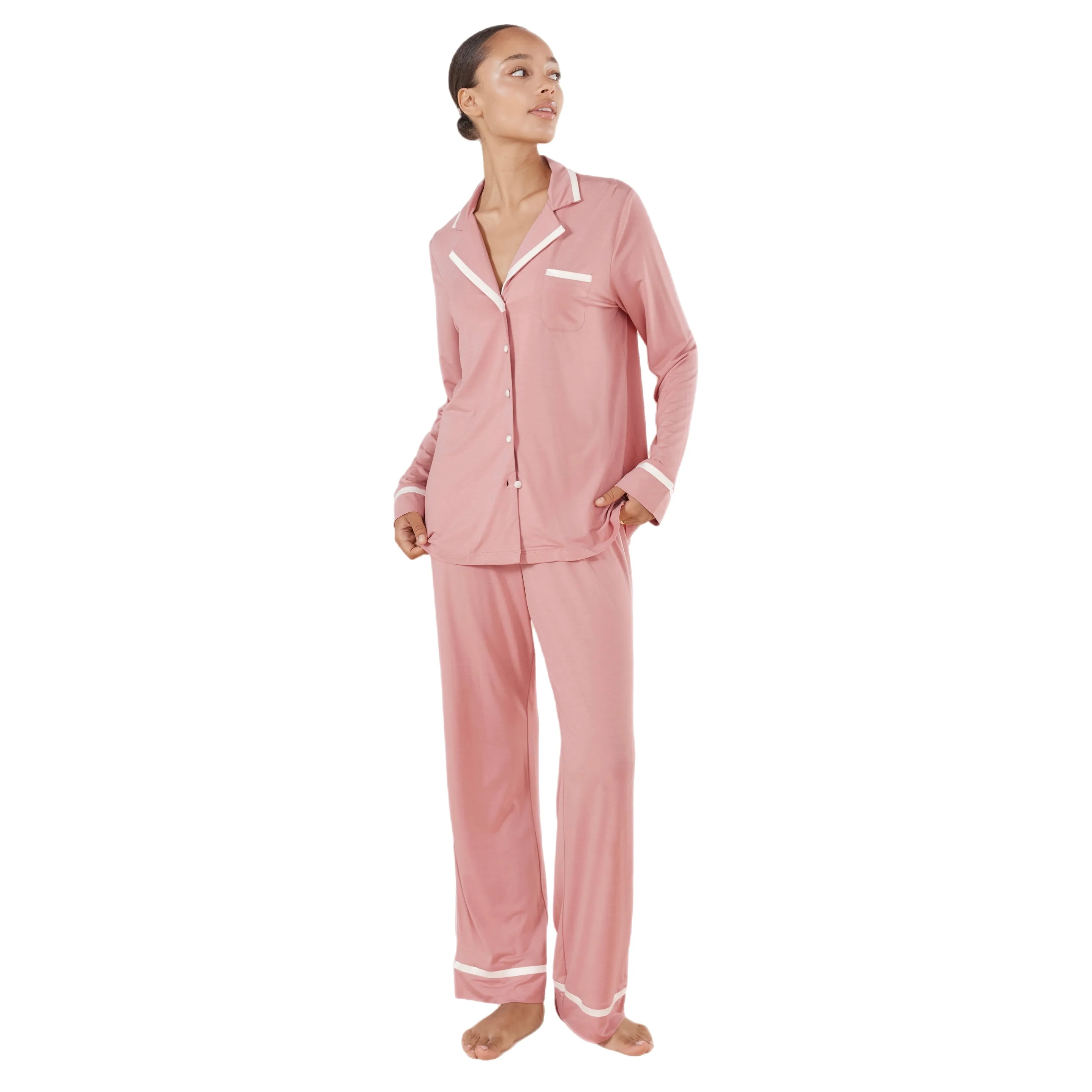 Gingerlilly Grace Pink Bamboo PJ Set