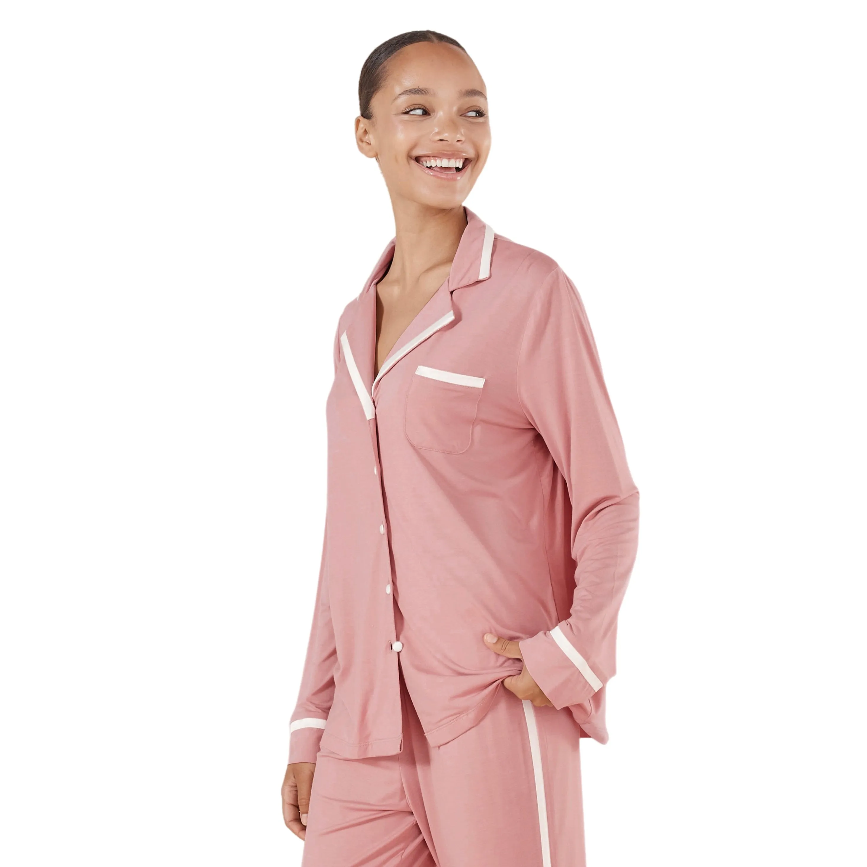 Gingerlilly Grace Pink Bamboo PJ Set