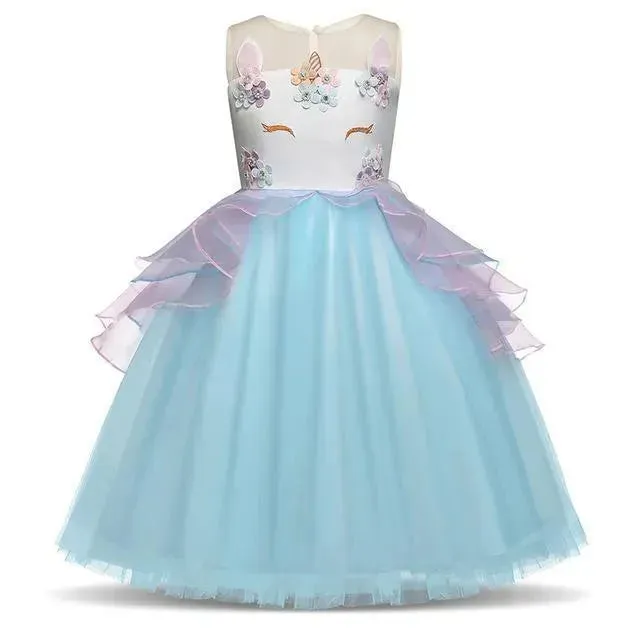 Girls Dress. Fairy Party Dress. Sleeveless