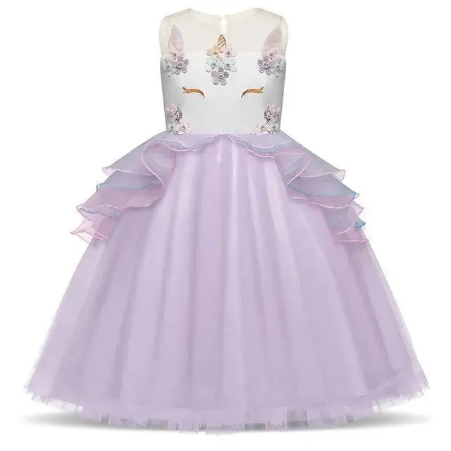 Girls Dress. Fairy Party Dress. Sleeveless