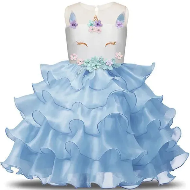 Girls Dress. Fairy Party Dress. Sleeveless