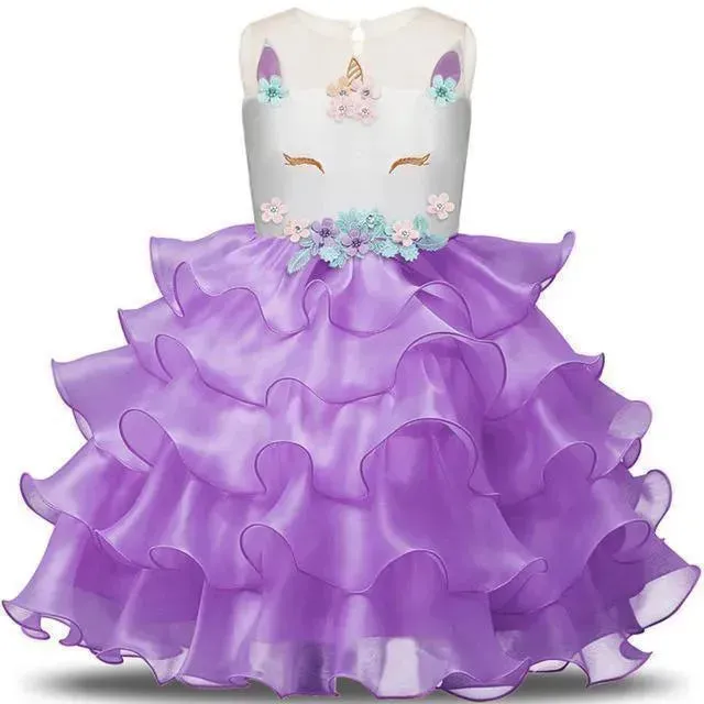 Girls Dress. Fairy Party Dress. Sleeveless