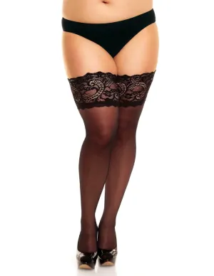 Glamory Hosiery Hold Ups 50315 Couture20 Black