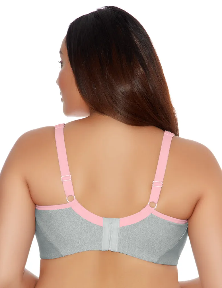 Goddess Synergy GD6911 Gray Heather Soft Cup Sports Bra