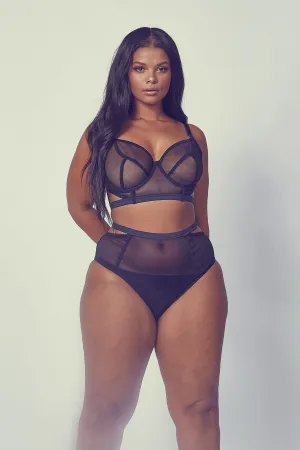 Harper Mesh Cut out High Waist