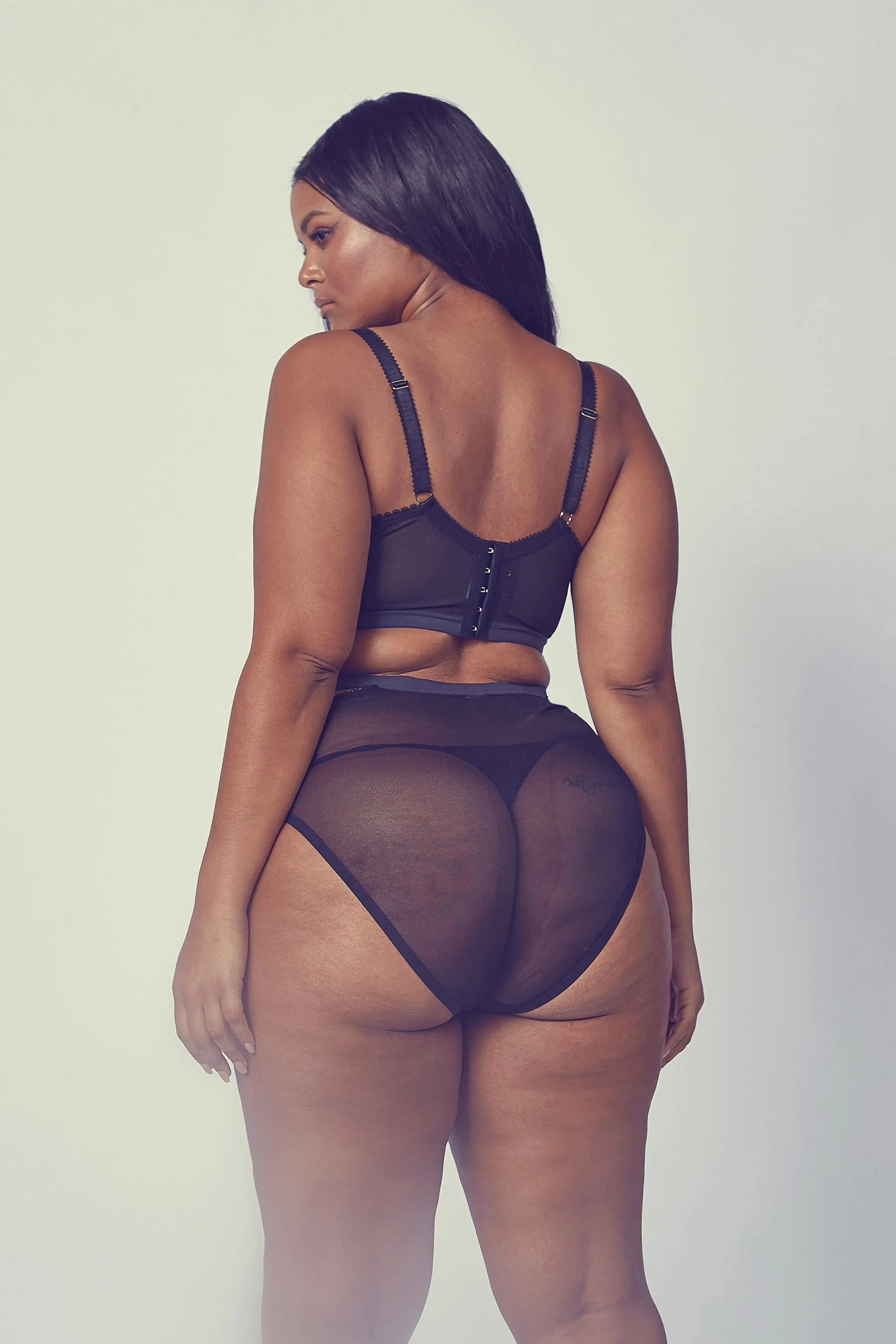 Harper Mesh Cut out High Waist