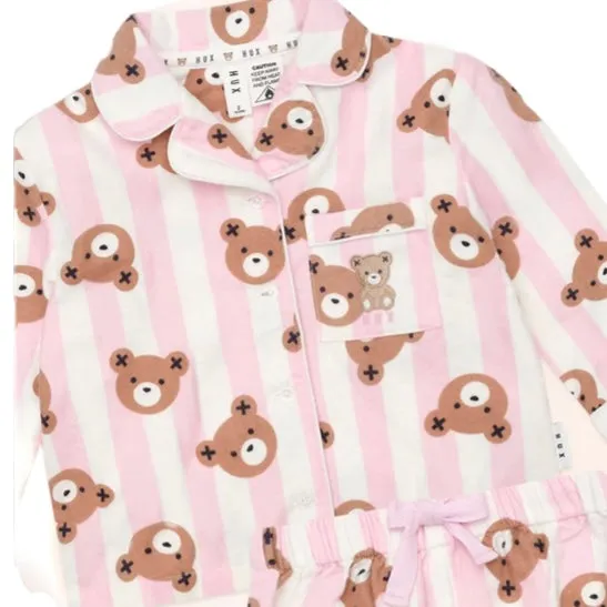Hux Rose Classic Hux Stripe Sleep Set