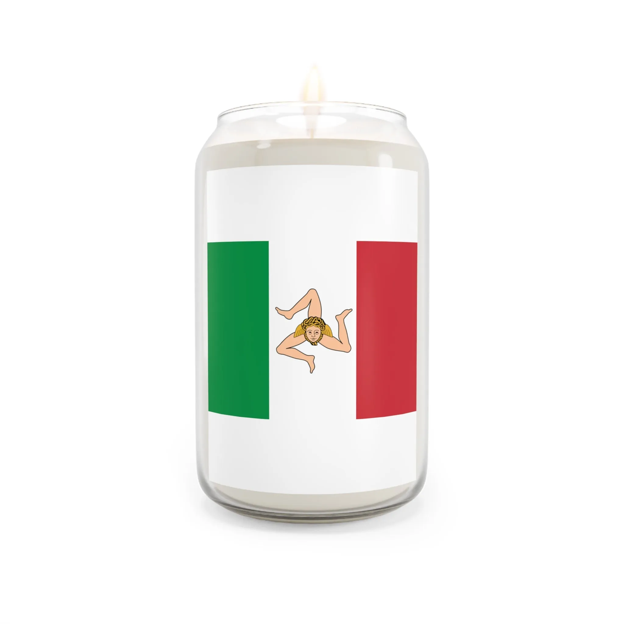 Italian Flag Scented Candle - 13.75oz - Perfect for Home Décor and Celebrations