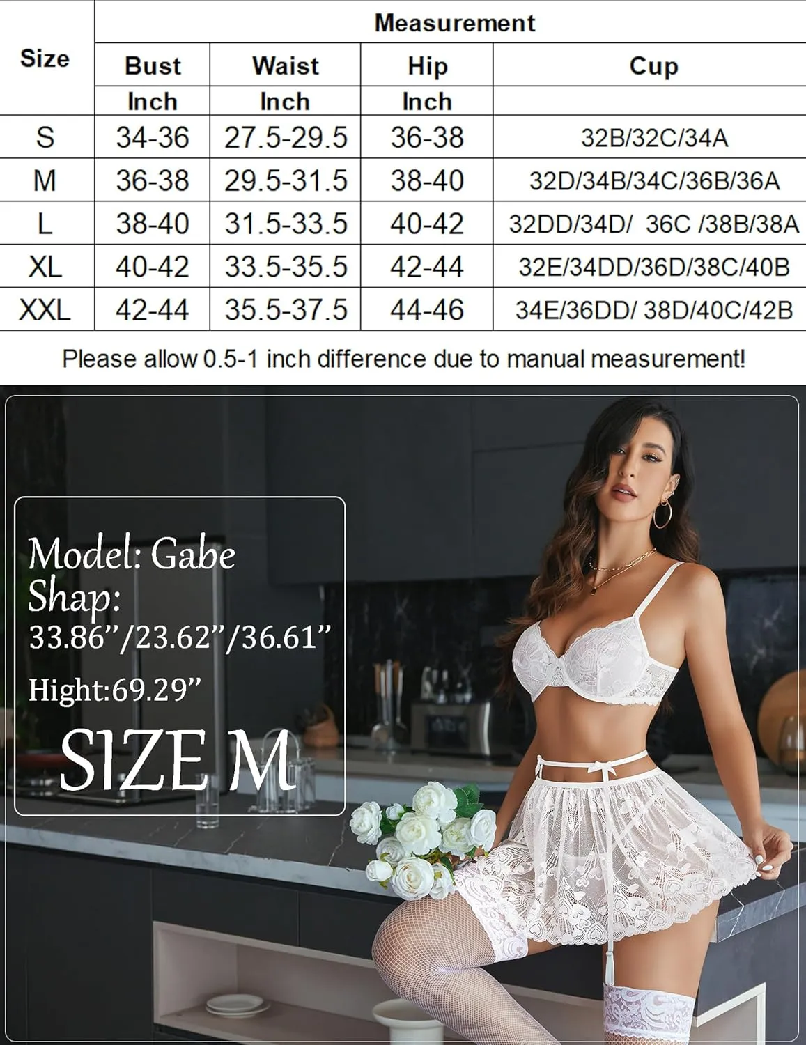 Lace Babydoll Outfits with Stockings