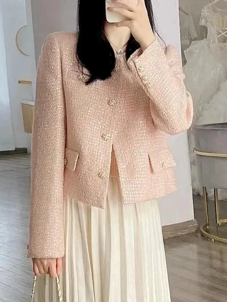 Luxury Women Tweed Jacket