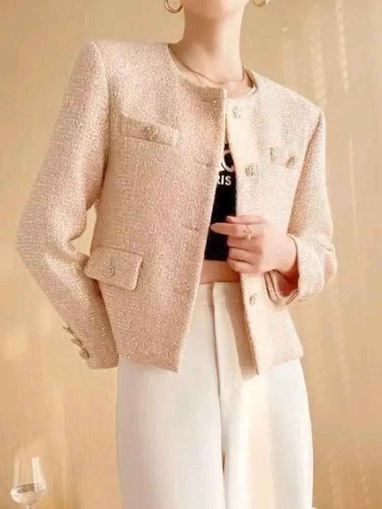 Luxury Women Tweed Jacket