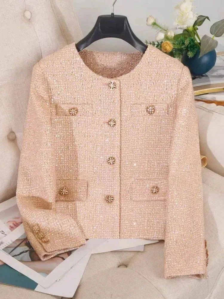 Luxury Women Tweed Jacket