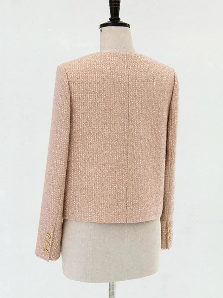 Luxury Women Tweed Jacket
