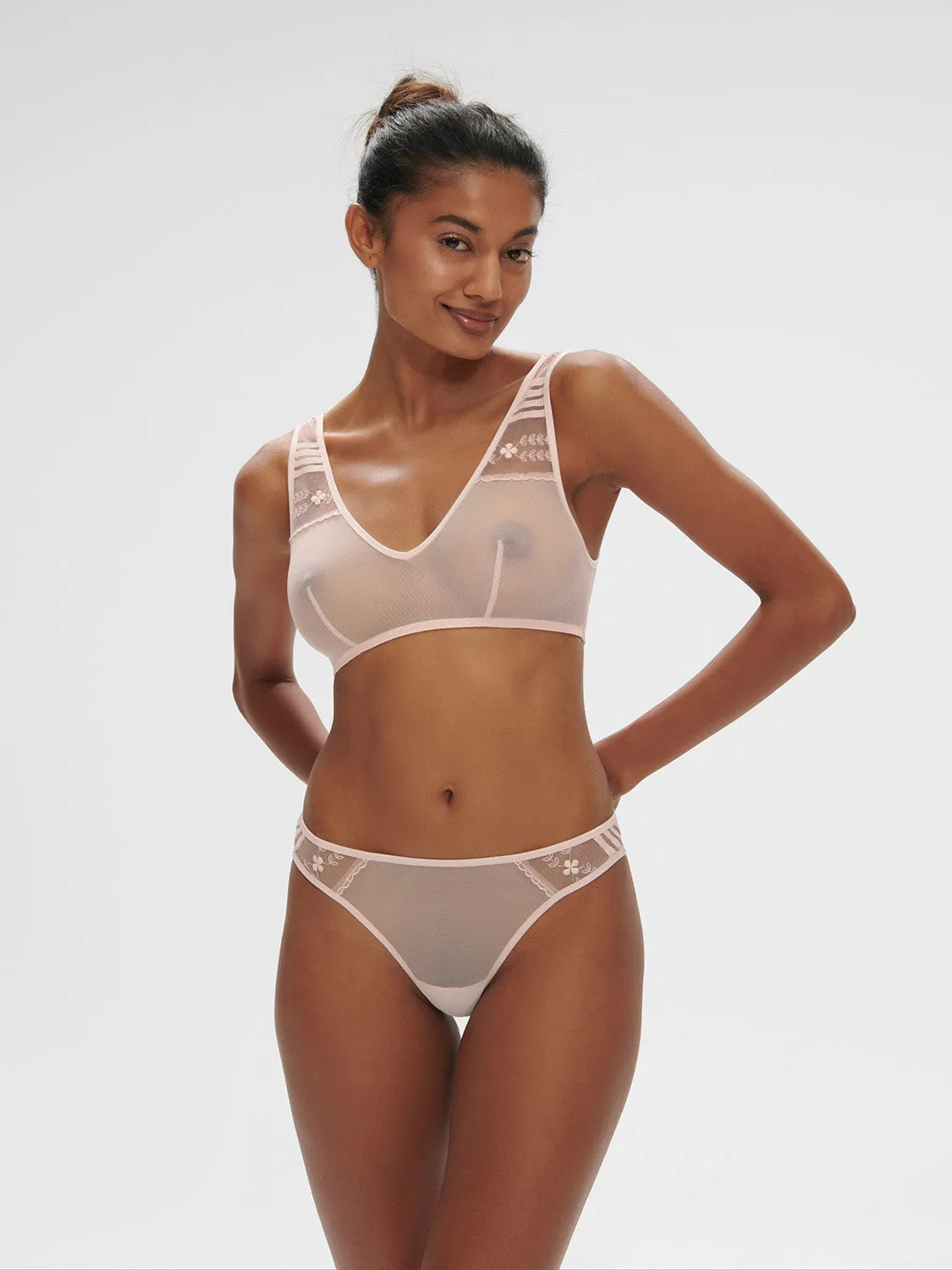 Marthe Bralette - Petal Powder