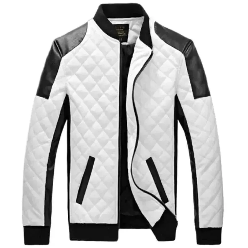 Men's Casual Motorcycle Leather Jacket