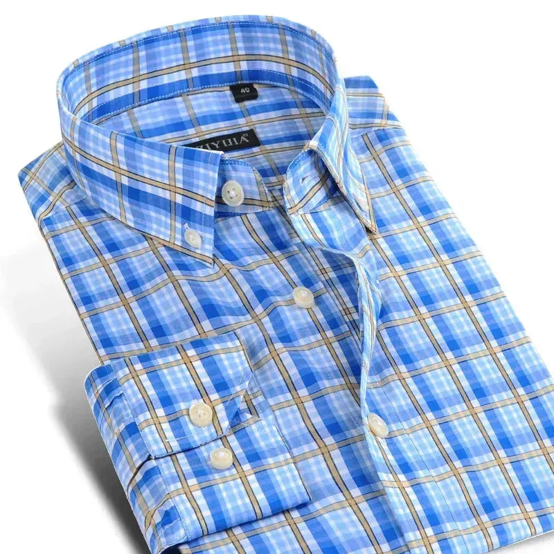 Men's Cotton Big Box Checkered Shirt