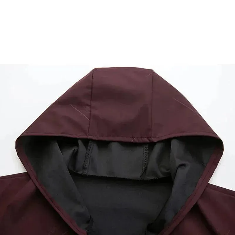 Men's Hooded Waterproof Raincoat