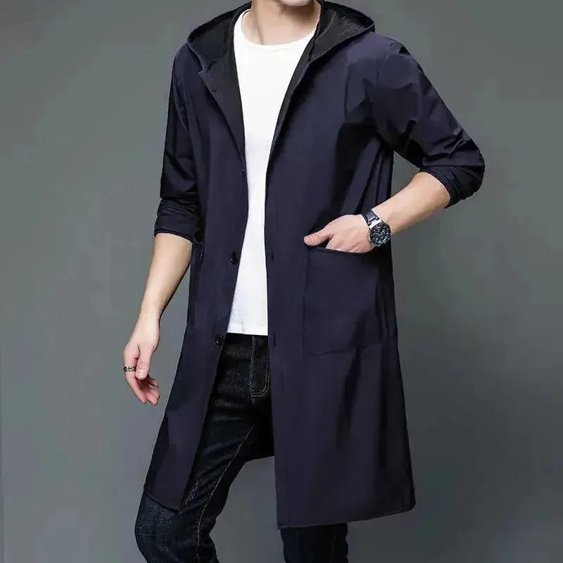 Men's Hooded Waterproof Raincoat