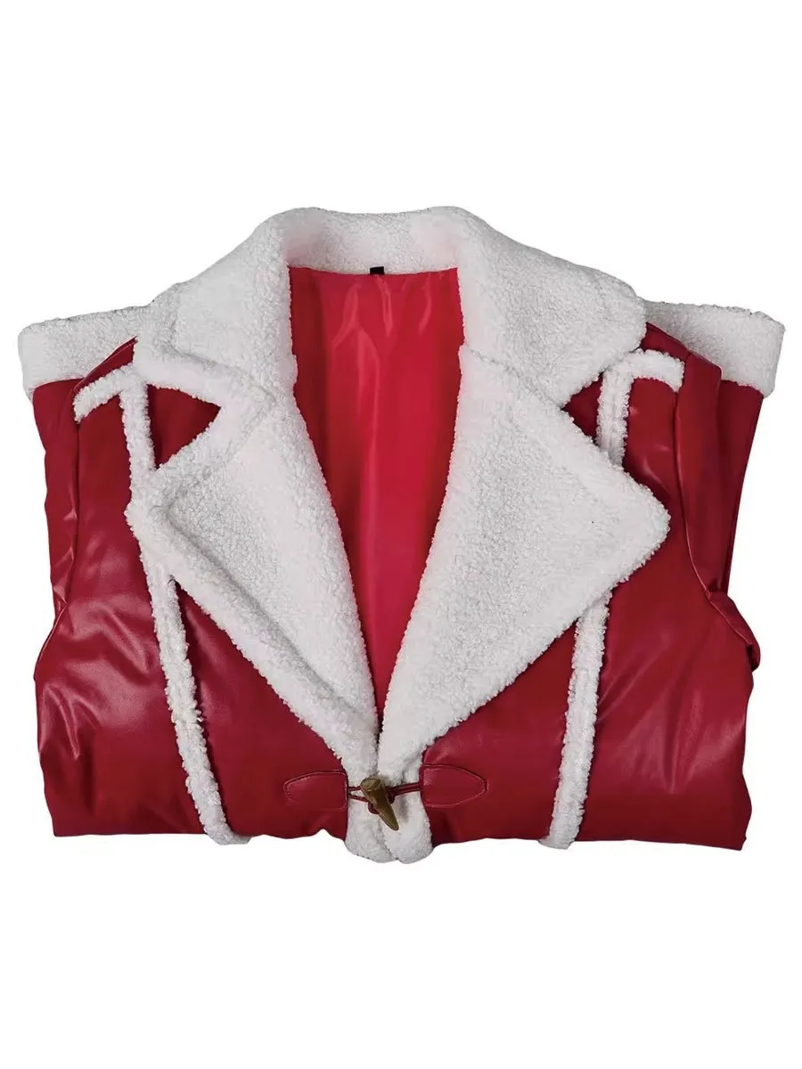 Men's Saint Nick PU Leather Coat