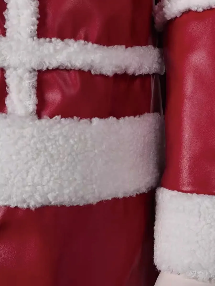 Men's Saint Nick PU Leather Coat