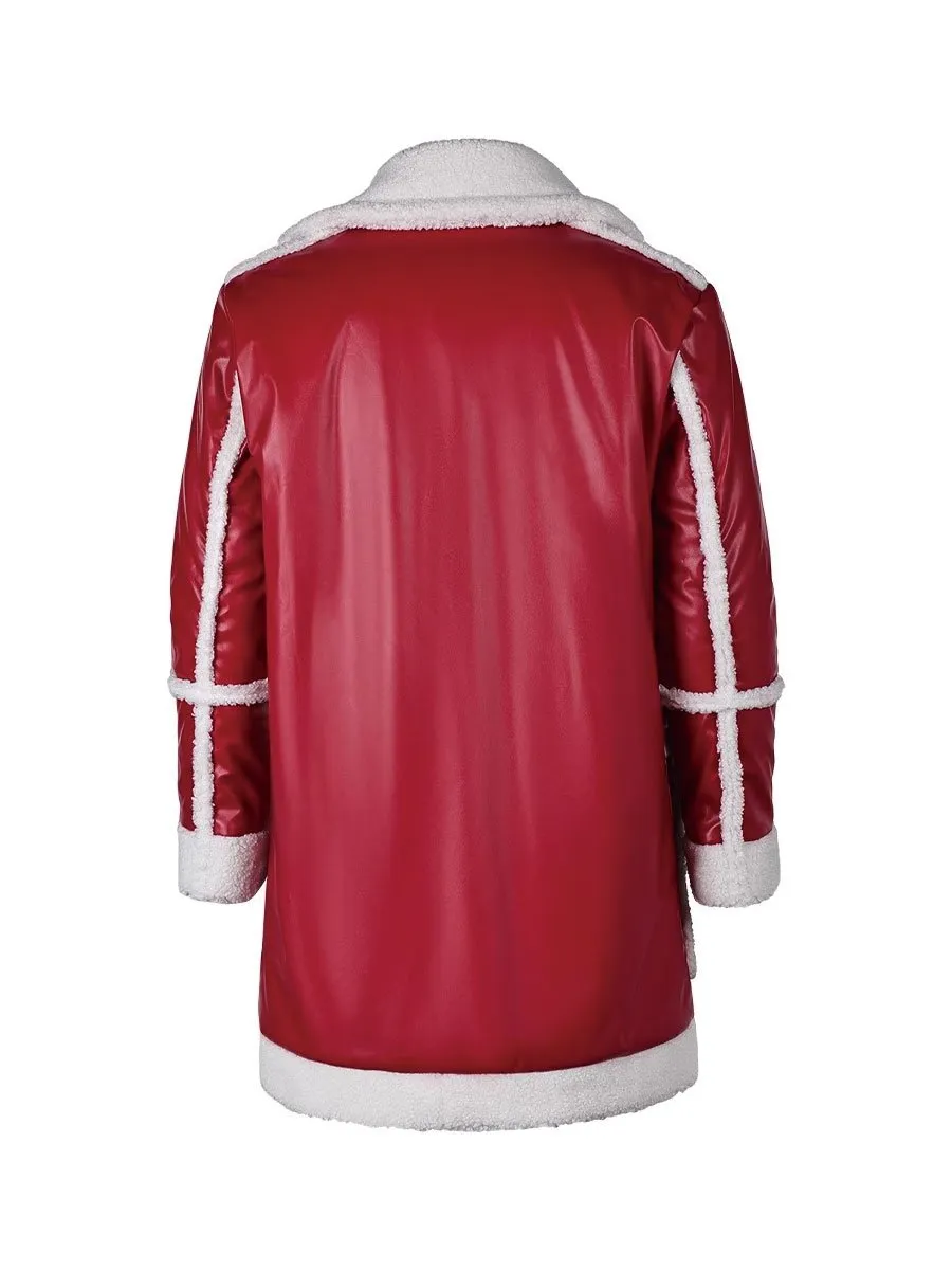 Men's Saint Nick PU Leather Coat