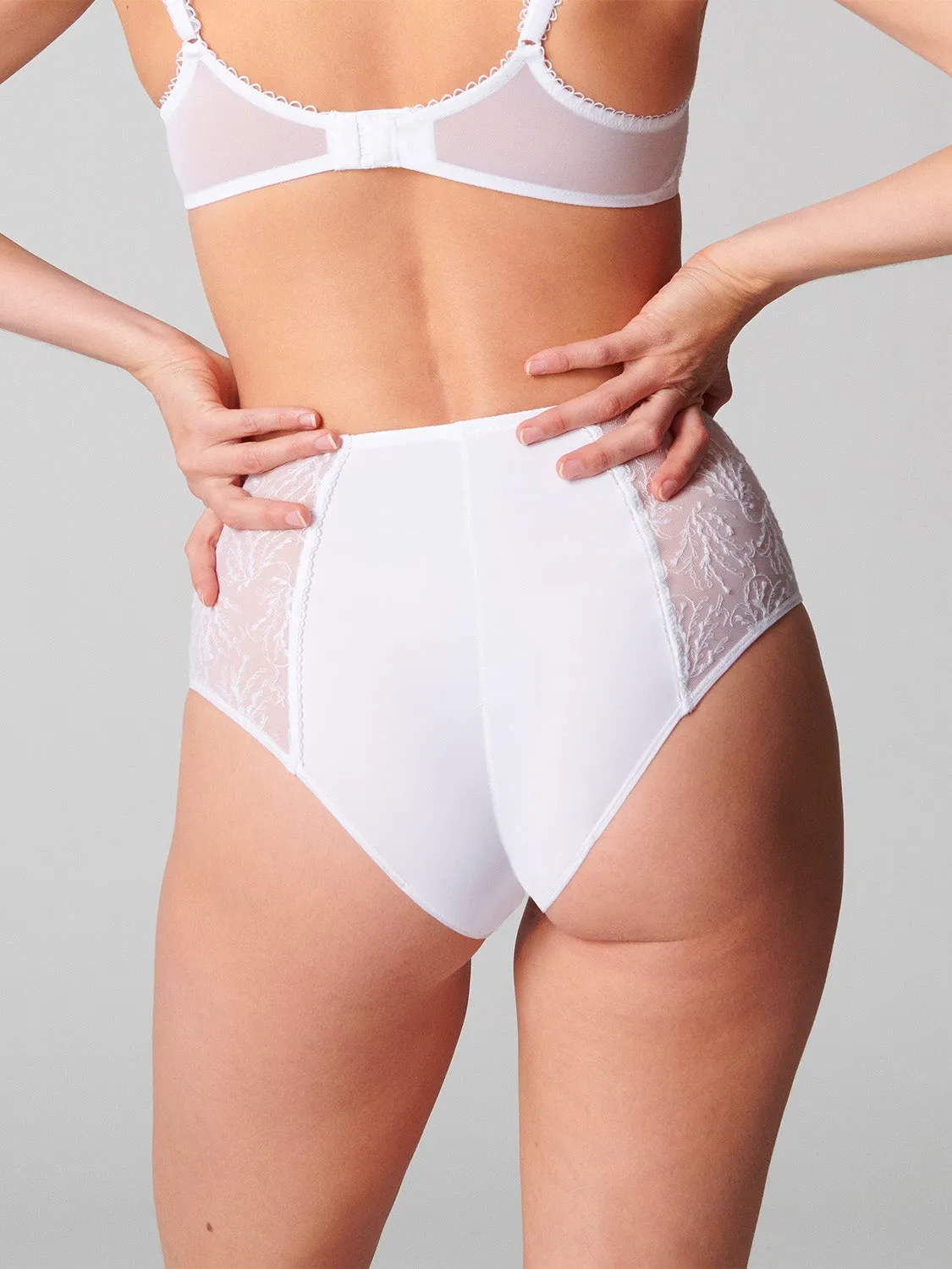 Opaline Retro Brief - White